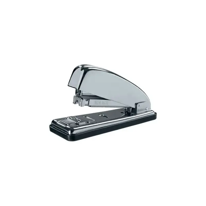 Petrus 230C Grapadora Metalica Retro - Hasta 30 Hojas - Grapado Cerrado, Abierto y Clavado - Color Cromado | Ahorro Imprimiendo