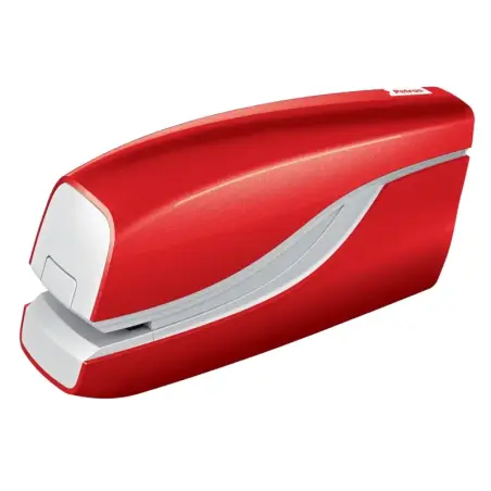 Petrus WOW E-310 Contactless Grapadora Electrica - Hasta 10 Hojas - Grapado Cerrado - Utiliza Grapas Petrus Nº10 - Color Rojo Me