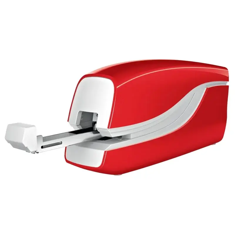 Petrus WOW E-310 Contactless Grapadora Electrica - Hasta 10 Hojas - Grapado Cerrado - Utiliza Grapas Petrus Nº10 - Color Rojo Me