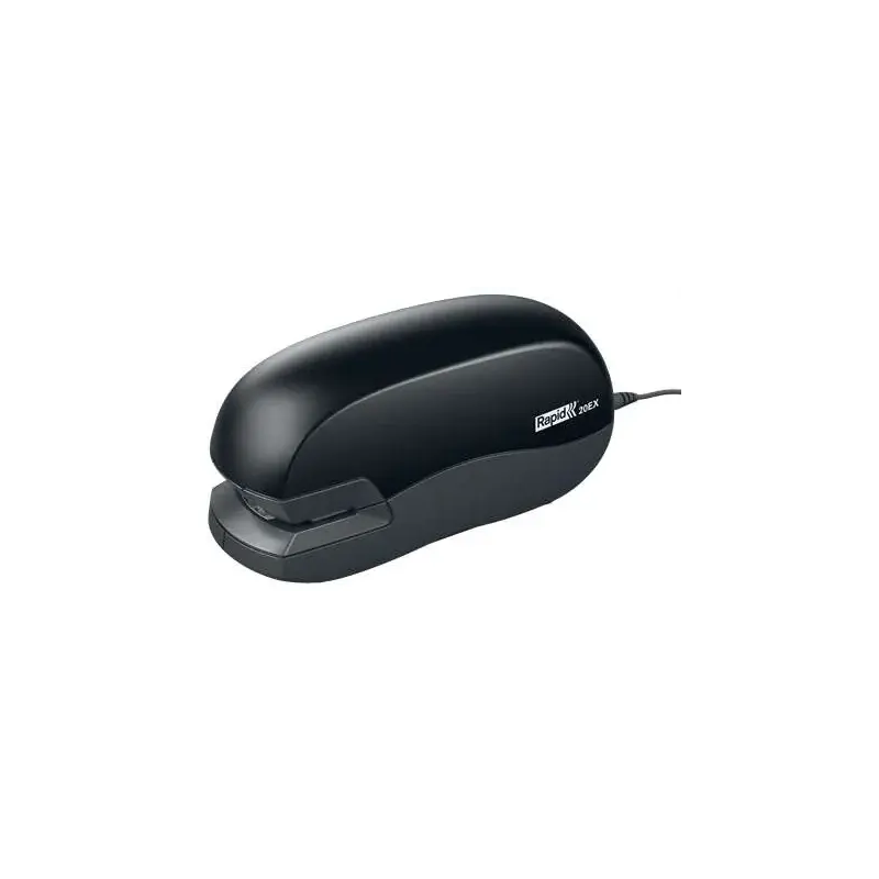 Rapid 20EX Fixativ Grapadora Electrica de Sobremesa - Hasta 20 Hojas - Utiliza Grapas 24/6 y 26/6 - Color Negro | Ahorro Imprimi