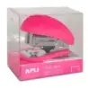 Apli Expositor de 16 Grapadoras Fluor Collection - Utiliza Grapas 22/6-24/6 - Incluye 1000 Grapas por Grapadora - Colores Fluor