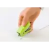 Novus Mini Grapadora Compacta - Hasta 12 Hojas - Grapado Cerrado y Abierto - Incluye 320 Grapas - Color Verde | Ahorro Imprimien