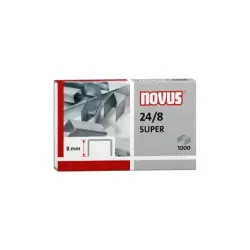 Novus 24/8 Super Caja de 1000 Grapas 24/8 Galvanizadas | Ahorro Imprimiendo