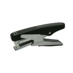 Bismark Grapadora de Tenaza - Capacidad de Grapado 20 Hojas - Diseño Ergonomico - Alta Durabilidad - Color Negro | Ahorro Imprim