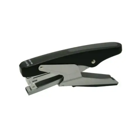 Bismark Grapadora de Tenaza - Capacidad de Grapado 20 Hojas - Diseño Ergonomico - Alta Durabilidad - Color Negro | Ahorro Imprim