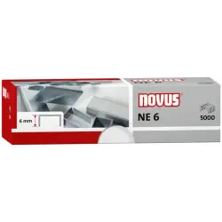 Novus NE 6 Caja de 5000 Grapas NE 6 Galvanizadas para Grapadoras Electricas | Ahorro Imprimiendo
