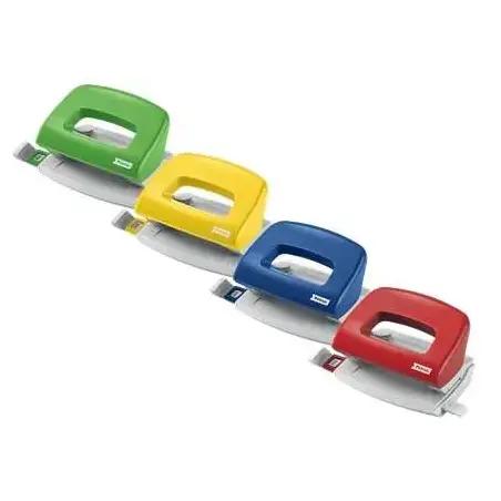 Petrus 50 Taladro Perforador Portatil - Hasta 10 Hojas - Marcas de Formato - Punzones 5.5mm - Colores Surtidos | Ahorro Imprimie