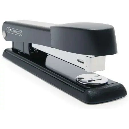 Rapesco Marlin Grapadora Metalica de Sobremesa - Hasta 25 Hojas - Grapas 26/6, 24/6 - Grapado Cerrado y Abierto | Ahorro Imprimi