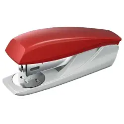 Petrus 210 Grapadora - Hasta 25 Hojas - Extraegrapas Integrado - Grapado Abierto, Cerrado y Clavado - Color Rojo | Ahorro Imprim