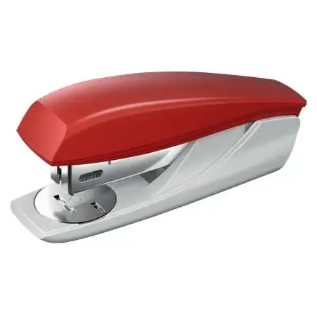 Petrus 210 Grapadora - Hasta 25 Hojas - Extraegrapas Integrado - Grapado Abierto, Cerrado y Clavado - Color Rojo | Ahorro Imprim