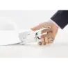 Novus B 39 Grapadora Metalica de Tenaza - Hasta 50 Hojas - Grapado Cerrado y Abierto - Color Cromado | Ahorro Imprimiendo