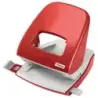 Petrus 62 WOW Taladro Metalico - Hasta 30 Hojas - Marcas de Formato - Facil Vaciado - Punzones 5.5mm - Color Rojo | Ahorro Impri