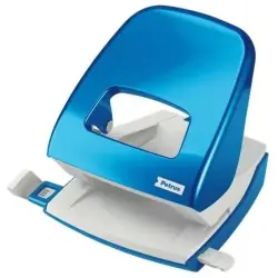 Petrus 62 WOW Taladro Perforador - Hasta 30 Hojas - Marcas de Formato - Punzones 5.5mm - Color Azul | Ahorro Imprimiendo
