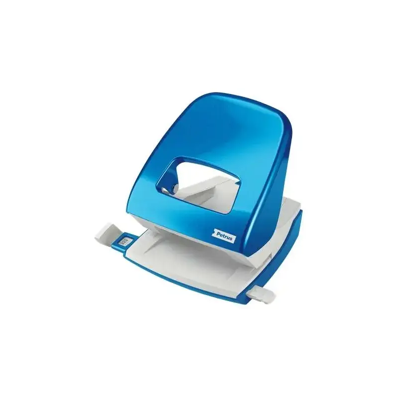 Petrus 62 WOW Taladro Perforador - Hasta 30 Hojas - Marcas de Formato - Punzones 5.5mm - Color Azul | Ahorro Imprimiendo