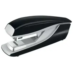 Petrus 236 Grapadora Metalica de Sobremesa - Grapa hasta 30 Hojas - Grapado Plano puede ser Clavado - Color Negro | Ahorro Impri