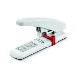 Novus B 40 Grapadora de Gruesos - Hasta 100 Hojas - Grapado Cerrado con Sistema Bypass - Sistema Antibloqueo - Color Blanco | Ah