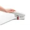 Novus B 40 Grapadora de Gruesos - Hasta 100 Hojas - Grapado Cerrado con Sistema Bypass - Sistema Antibloqueo - Color Blanco | Ah