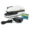 Rapid Optima GripE Grapadora Electrica de Sobremesa + Caja de 1000 Grapas - Hasta 20 Hojas - Utiliza Grapas Optima 56 - Color Gr