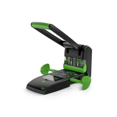 Novus B 2200 re+new Perforadora para Gruesos - Fabricado con Plastico Reciclado - Hasta 200 Hojas - Perforacion de 2 o 4 Agujero