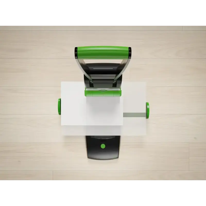 Novus B 2200 re+new Perforadora para Gruesos - Fabricado con Plastico Reciclado - Hasta 200 Hojas - Perforacion de 2 o 4 Agujero