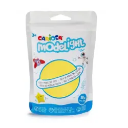 Carioca Modelight Pack de Pasta de Moldear Super Ligera - Elastica y Maleable - Se Seca al Aire - No Ensucia las Manos - Colores