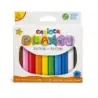 Carioca Pack de 10 Plastilinas - Facil de Usar - No Se Seca - Reutilizable - Colores Brillantes y Mezclables - Libre de Gluten -
