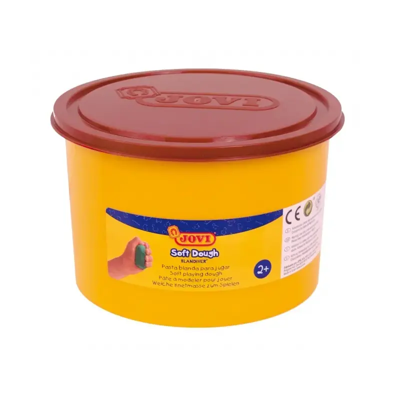 Jovi Soft Dough Blandiver Bote de Pasta de Modelaje 460gr - Blanda y Flexible - Facil de Amasar y Moldear - Ideal para Iniciacio