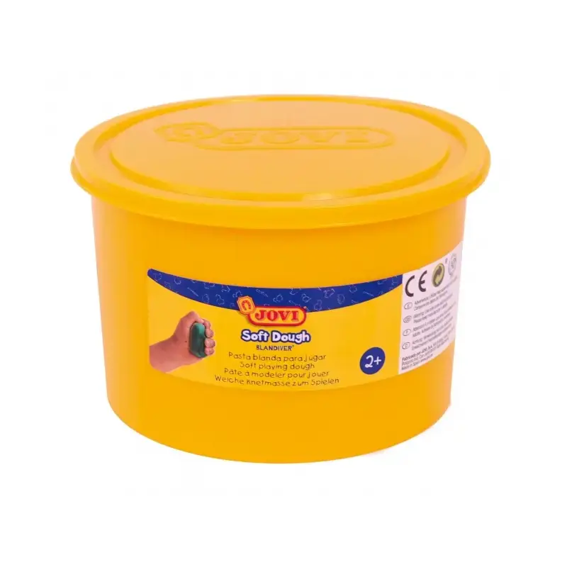 Jovi Soft Dough Blandiver Bote de Pasta de Modelaje 460gr - Blanda y Flexible - Facil de Amasar y Moldear - Ideal para Iniciacio