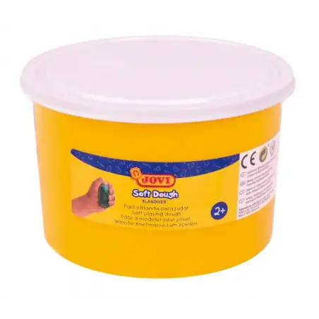 Jovi Soft Dough Blandiver Bote de Pasta de Modelaje 460gr - Blanda y Flexible - Facil de Amasar y Moldear - Ideal para Iniciacio