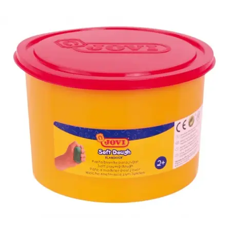 Jovi Soft Dough Blandiver Bote de Pasta de Modelaje 460gr - Blanda y Flexible - Facil de Amasar y Moldear - Ideal para Iniciacio