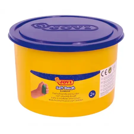Jovi Soft Dough Blandiver Bote de Pasta de Modelaje 460gr - Blanda y Flexible - Facil de Amasar y Moldear - Ideal para Iniciacio