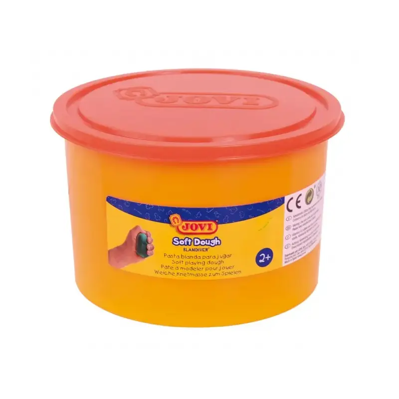 Jovi Soft Dough Blandiver Bote de Pasta de Modelaje 460gr - Blanda y Flexible - Facil de Amasar y Moldear - Ideal para Iniciacio