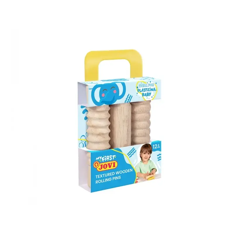 Jovi My First Plastilina Kit de Modelaje con 3 Rodillos de Madera | Ahorro Imprimiendo