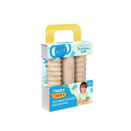 Jovi My First Plastilina Kit de Modelaje con 3 Rodillos de Madera | Ahorro Imprimiendo
