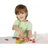 Jovi My First Plastilina Kit de Modelaje con 4 Pastillas de Plastilina 38gr + 3 Estampadores de Madera - Super Blanda - Estimula
