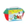 Jovi Play & Fun Cofre Christmas Adventure con 24 Barras de Plastilina 15gr + Modeladores + Recortables - Sin Gluten - Base Veget
