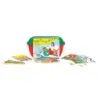 Jovi Play & Fun Cofre Christmas Adventure con 24 Barras de Plastilina 15gr + Modeladores + Recortables - Sin Gluten - Base Veget