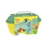 Jovi Play & Fun Cofre Jurassic con 24 Barras de Plastilina 15gr + Modeladores + Recortables - Sin Gluten - Base Vegetal - No se