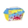 Jovi Play & Fun Cofre Splash con 24 Barras de Plastilina 15gr + Modeladores + Recortables - Sin Gluten - Base Vegetal - No se Se
