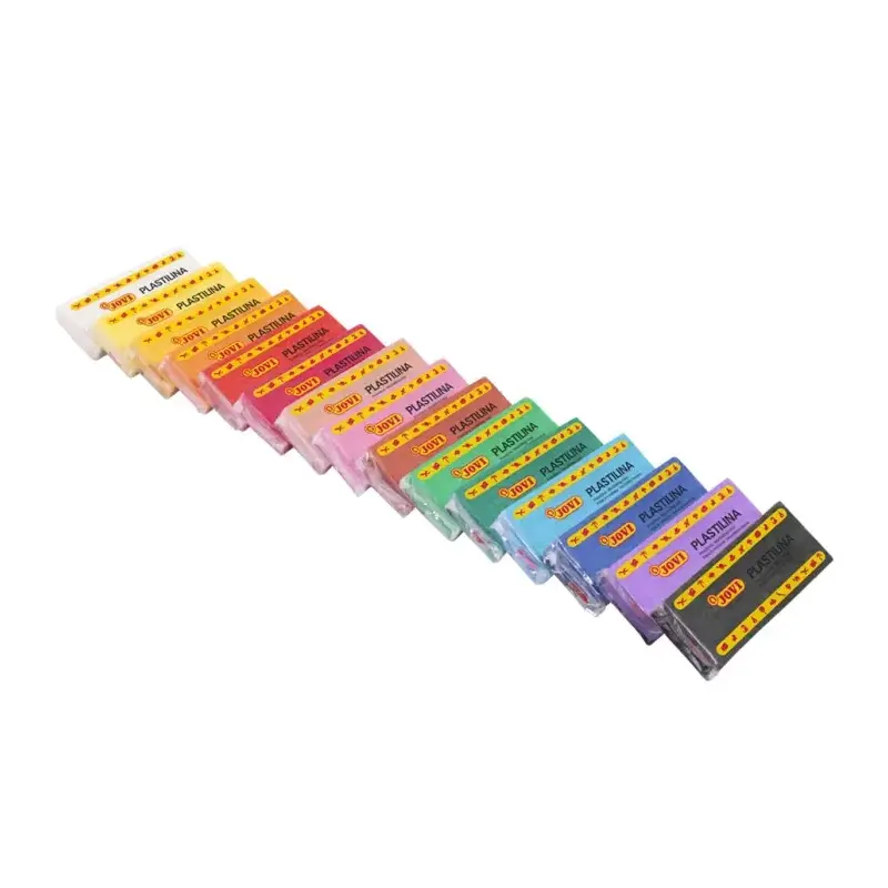 Jovi Expositor de 15 Pastillas de Plastilina 150gr - Muy Moldeable - No Se Seca - Sin Gluten - Colores Surtidos | Ahorro Imprimi