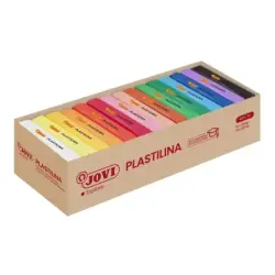 Jovi Expositor de 15 Pastillas de Plastilina 350gr - Muy Moldeable - No Se Seca - Color Surtido | Ahorro Imprimiendo