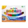 Carioca Plasty Pack de 12 Plastilinas Surtidas - Facil de Usar - No Se Seca - Reutilizable - Colores Brillantes y Mezclables - L