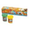 Carioca Baby Do Pack con 4 Botes de Pasta de Modelar 150ml - Super Ligera, Elastica y Maleable - Ideal para Primeras Experiencia