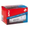 Apli Rollo de 2.520 Etiquetas PVP 16x22mm - Texto Preimpreso con las Siglas PVP - Adhesivo Removible - Color Blanco | Ahorro Imp