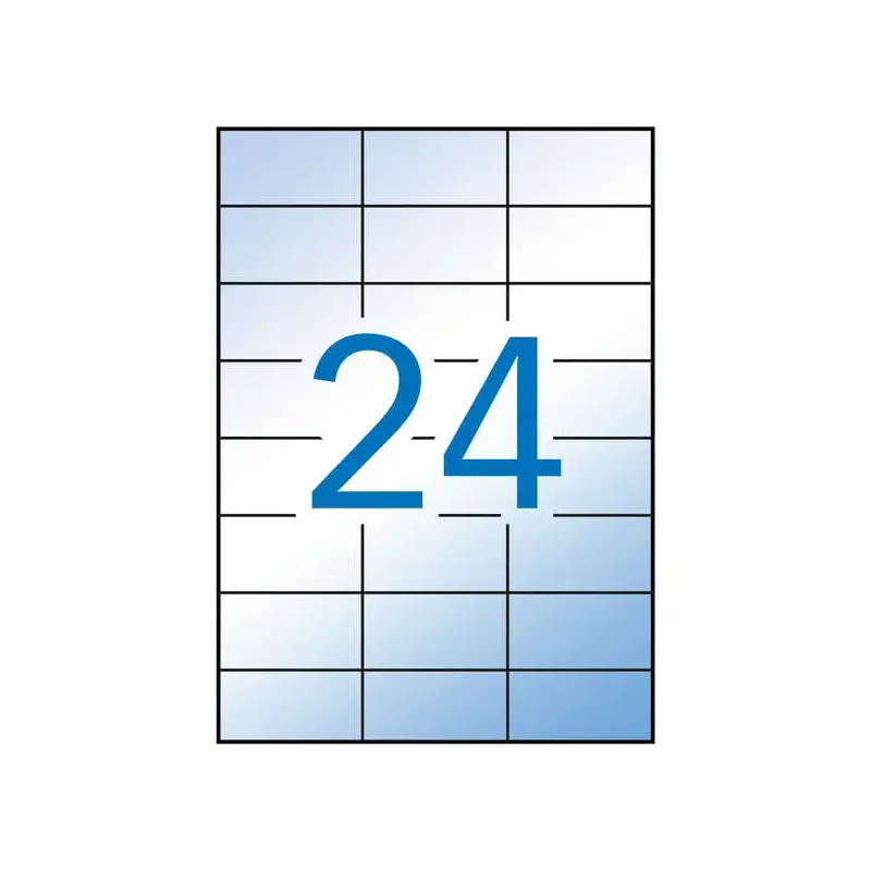 Apli Etiquetas Translucidas Resistentes Intemperie 70.0 x 37.0mm 100 Hojas | Ahorro Imprimiendo