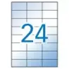 Apli Etiquetas Translucidas Resistentes Intemperie 70.0 x 37.0mm 100 Hojas | Ahorro Imprimiendo