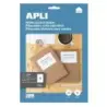 Apli Etiquetas Blancas Permanentes 105.0 x 148.0mm 10 Hojas | Ahorro Imprimiendo