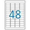 Apli Pack de 960 Etiquetas Blancas Resistentes Intemperie - Tamaño 45.7x21.2mm - 20 Hojas x 48 Etiquetas | Ahorro Imprimiendo