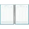 Dohe System Agenda Escolar 25/26 Espiral A5 - Semana Vista - Papel 70g/m2 - Cubierta de Carton Plastificado - Color Azul | Ahorr