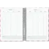 Dohe Cherry Agenda Escolar 25/26 Espiral A5 - Semana Vista - Papel 70g/m2 - 4 Hojas de Pegatinas - Cubierta de Carton Plastifica